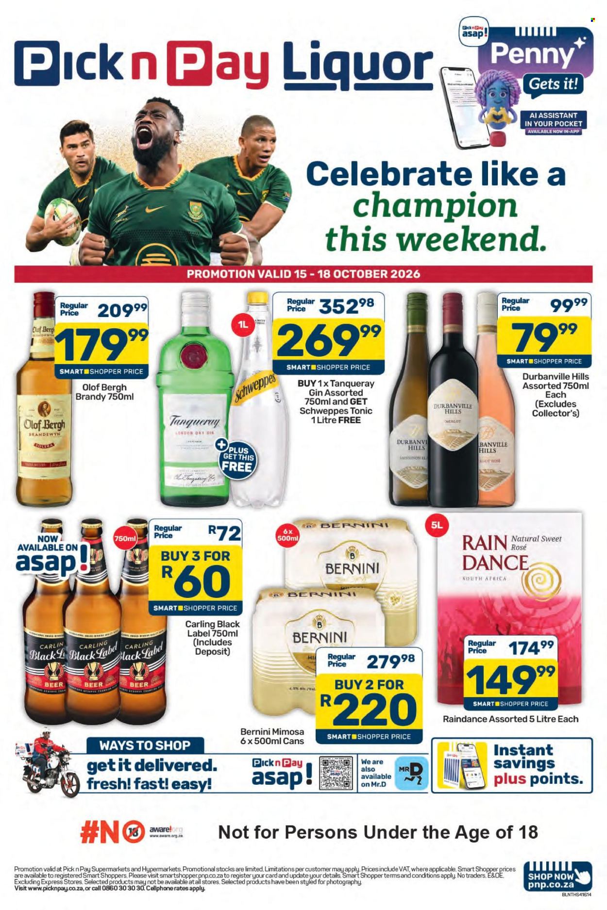 Pick n Pay specials - 15/10/2026 - 18/10/2026. Page 1