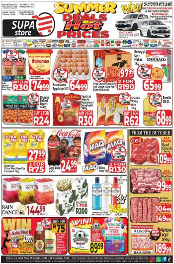 Supa Store catalogue  - 15/10/2026 - 08/11/2026.