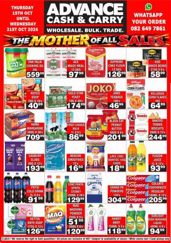 Advance Cash & Carry catalogue  - 15/10/2026 - 21/10/2026.