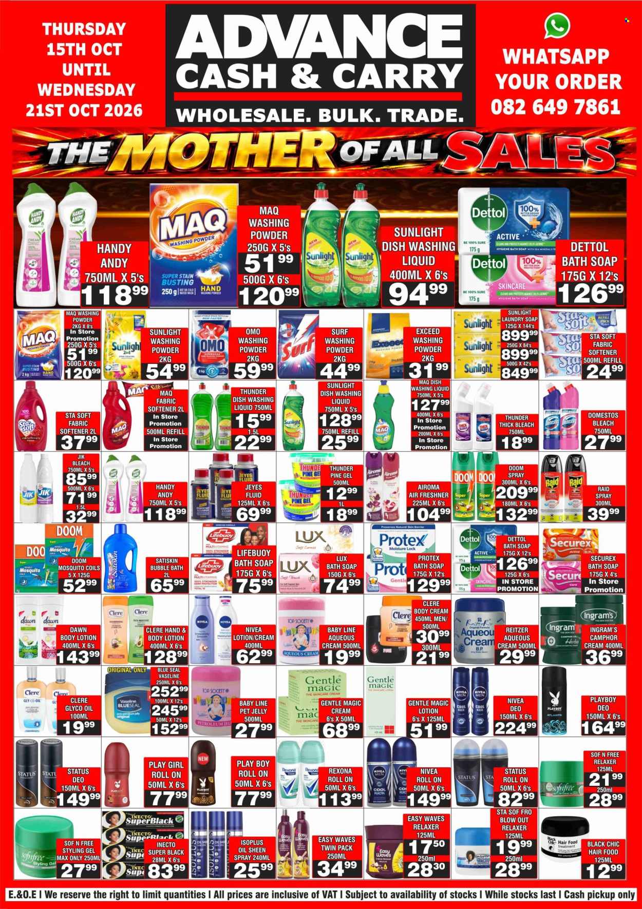 Advance Cash & Carry specials - 15/10/2026 - 21/10/2026. Page 8