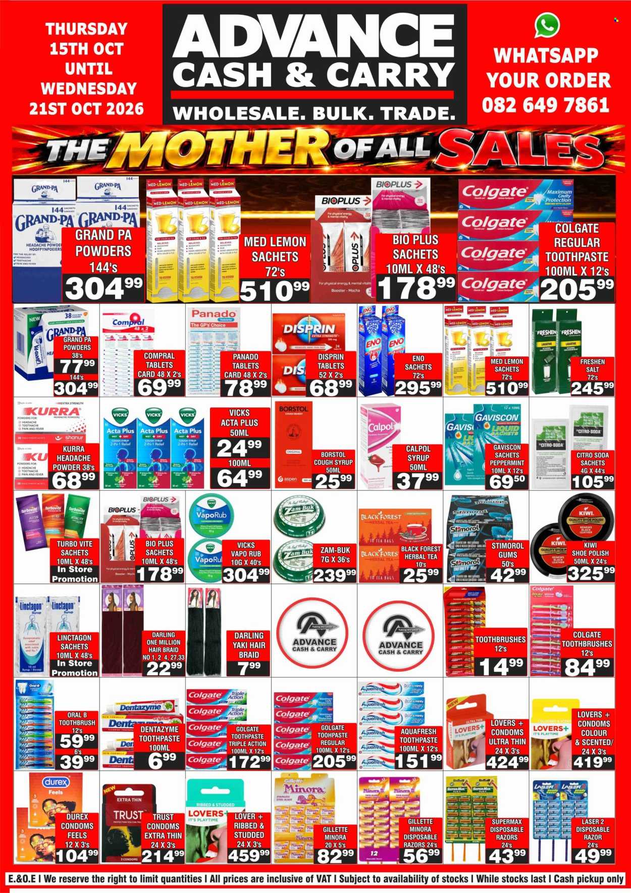Advance Cash & Carry specials - 15/10/2026 - 21/10/2026. Page 9