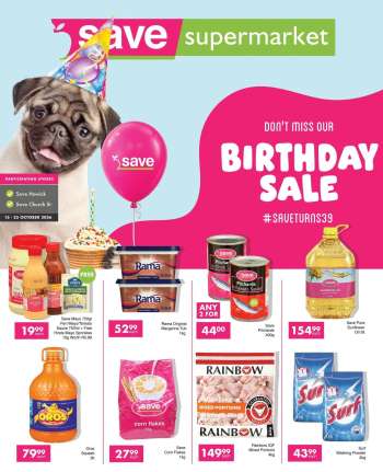 Save supermarket catalogue  - 15/10/2026 - 25/10/2026.
