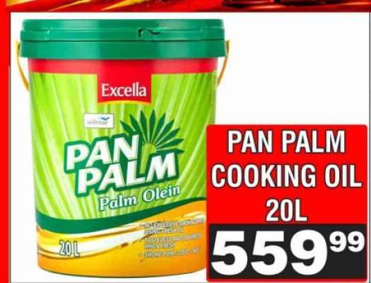 PAN PALM COOKING OIL 20L