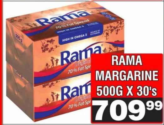 RAMA MARGARINE 500G X 30's