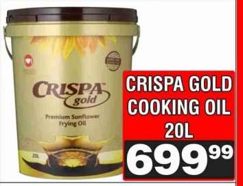 CRISPA GOLD COOKING OIL 20L