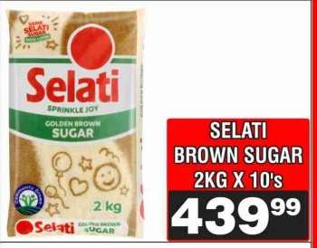 SELATI BROWN SUGAR 2KG X 10's