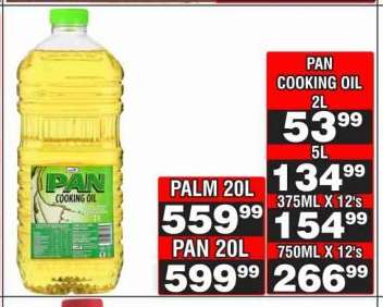 PAN Cooking Oil 2L