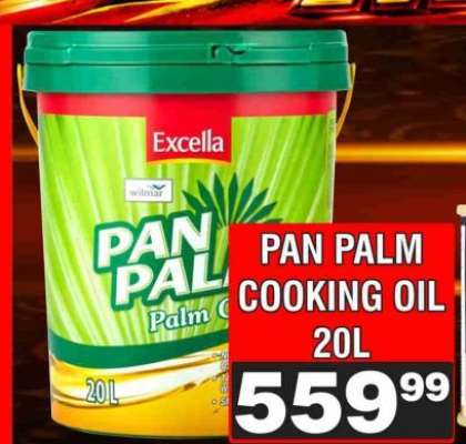 PAN PALM COOKING OIL 20L