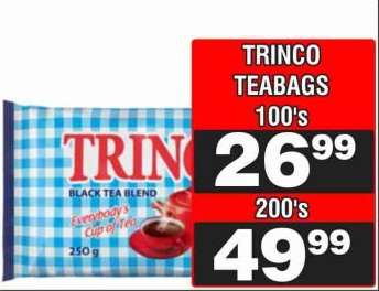 TRINCO TEABAGS 100's
