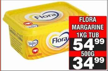 FLORA MARGARINE 1KG TUB