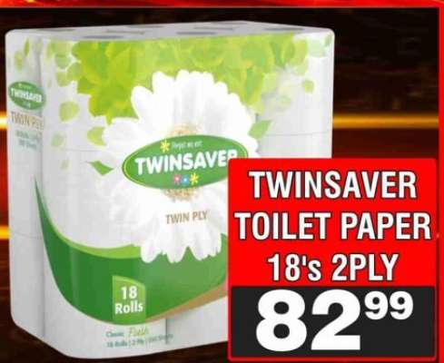 TWINSAVER TOILET PAPER 18's 2PLY