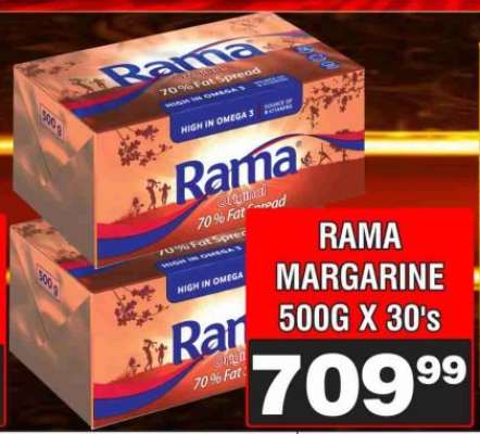 RAMA MARGARINE 500G X 30's