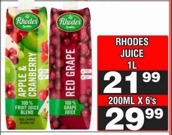 RHODES JUICE 1L