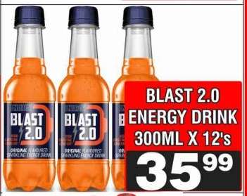 BLAST 2.0 ENERGY DRINK 300ML X 12's