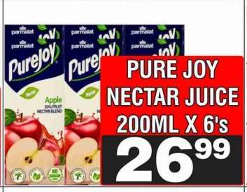 PURE JOY NECTAR JUICE 200ML X 6's