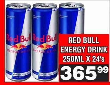 RED BULL ENERGY DRINK 250ML X 24's