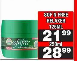 SOF N FREE Relaxer 125ml