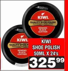 KIWI SHOE POLISH 50ML X 24's