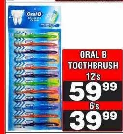 ORAL B TOOTHBRUSH 12's