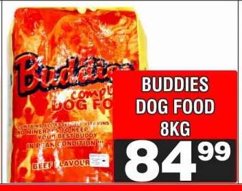 BUDDIES DOG FOOD 8KG