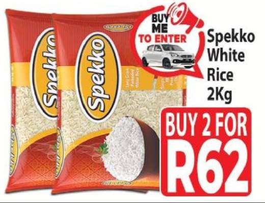 Spekko White Rice 2Kg