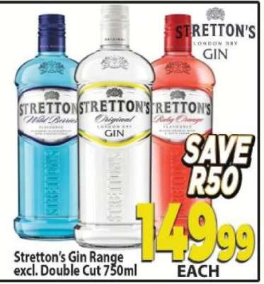 Stretton's Gin Range