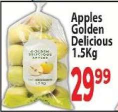 Apples Golden Delicious 1.5kg