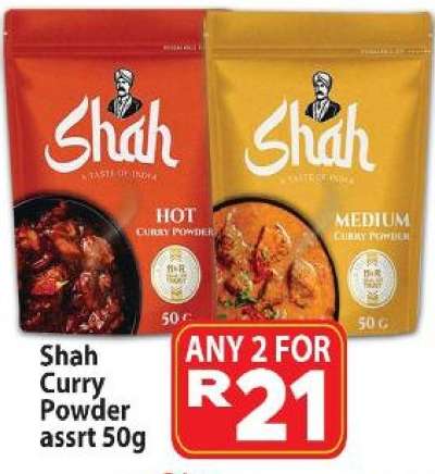 Shah Curry Powder assrt 50g