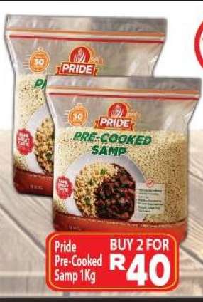 Pride Pre-Cooked Samp 1Kg