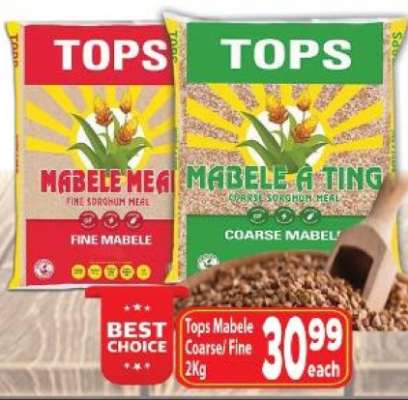 Tops Mabele Coarse/Fine 2Kg