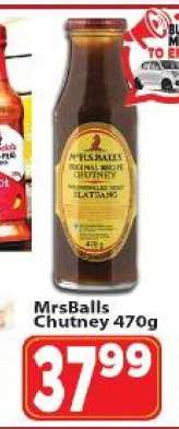 MrsBalls Chutney 470g