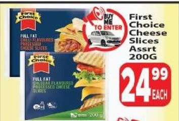 First Choice Cheese Slices Assrt 200G