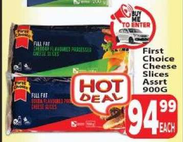 First Choice Cheese Slices Assrt