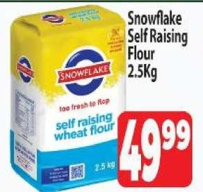 SNOWFLAKE SELF RAISING FLOUR 2,5kg