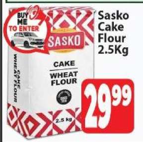 Sasko Cake Flour 2.5Kg