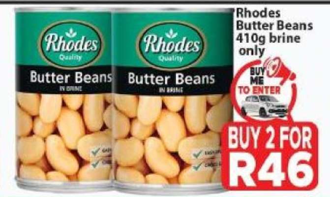 Rhodes Butter Beans