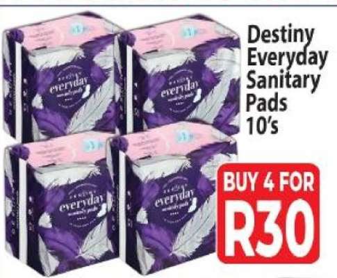 Destiny Everyday Sanitary Pads 10's