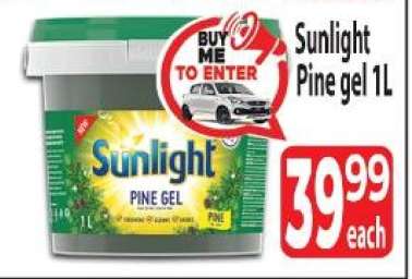 SUNLIGHT PINE GEL 1ℓ