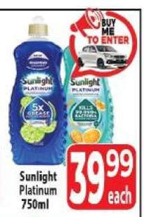 Sunlight Platinum 750ml