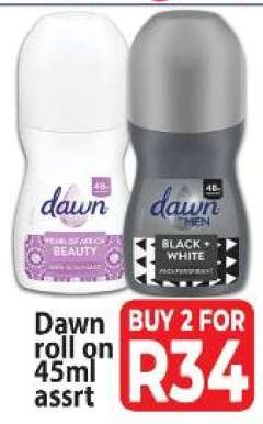Dawn roll on 45ml assrt