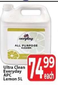 Ultra Clean Everyday APC Lemon 5L