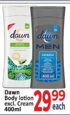 Dawn Body lotion excl. Cream