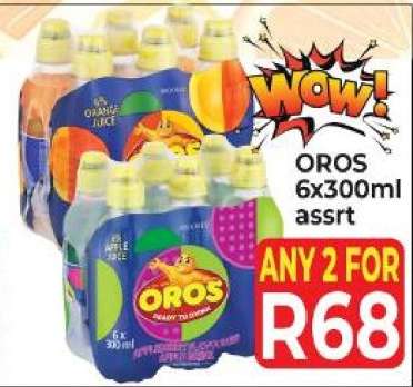 OROS 6x300ml assrt