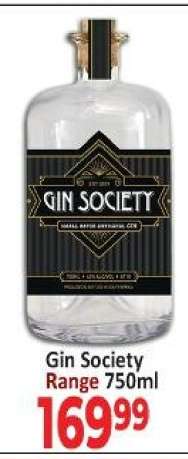 Gin Society Range 750ml