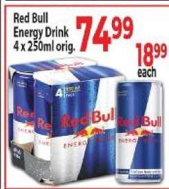 Red Bull Energy Drink 4 x 250ml orig.