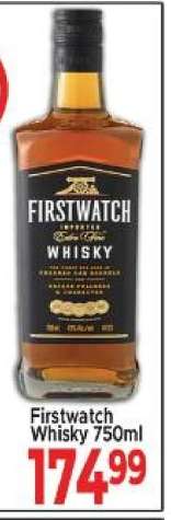 FIRSTWATCH WHISKY 750ML