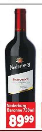 Nederburg Baronne 750ml
