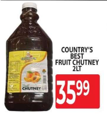 COUNTRY'S BEST FRUIT CHUTNEY 2LT