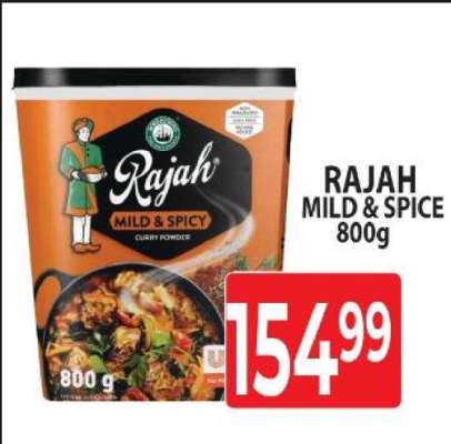 RAJAH MILD & SPICE 800g