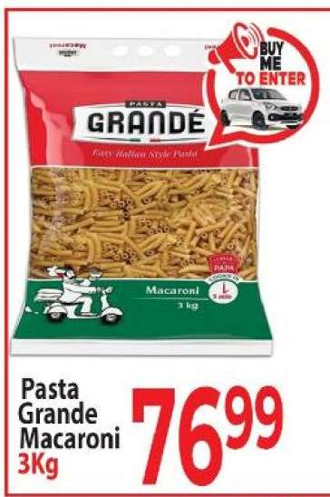 Pasta Grandé Macaroni 3kg